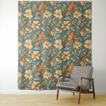 mano artística clásica dibujada por William Morris