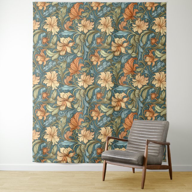 Tapiz mano artística clásica dibujada por William Morris (In situ)