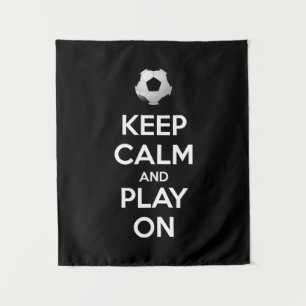 Tapiz Mantener la calma y jugar