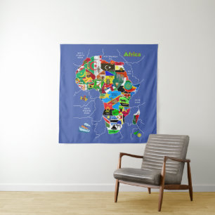 Tapiz Mapa de África