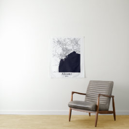 Tapiz Mapa de Alicante España