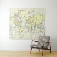 Mapa de época del mundo (1899)