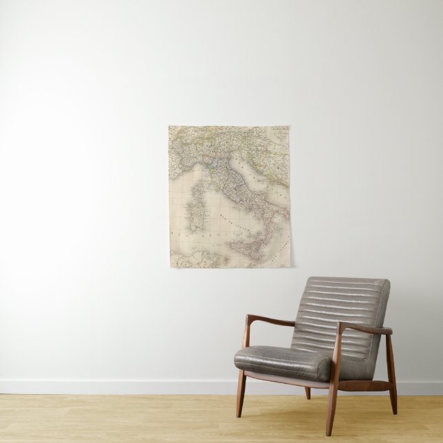 Tapiz Mapa de Italia (In situ)