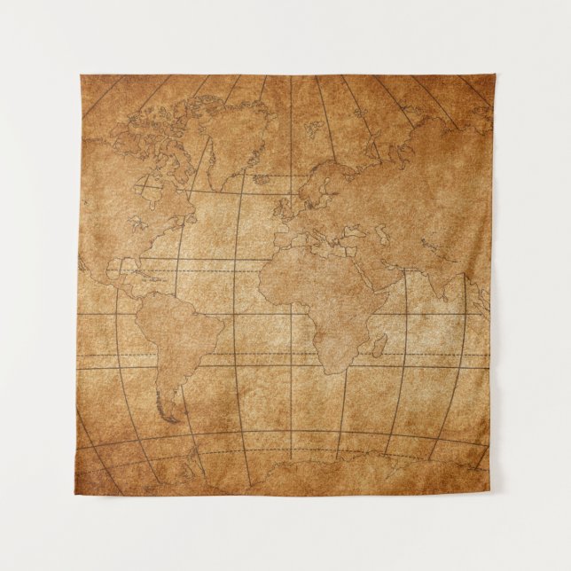Tapiz mapa del mundo (Anverso)
