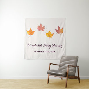 Tapiz Maple Leaves Cae Baby Shower