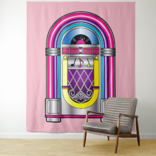 Tapiz Máquina tocadiscos en colores