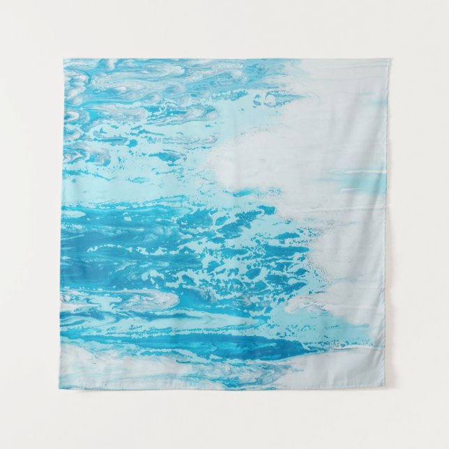 Tapiz Mar azul (Anverso)