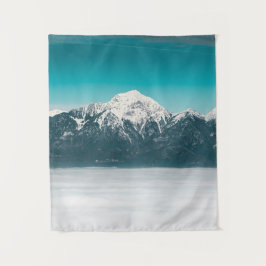 Tapiz Mar de niebla bajo la montaña