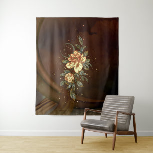 Tapiz Maravillosa y elegante flor.