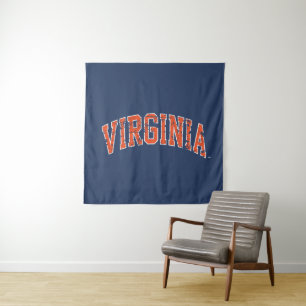 Tapiz Marca de Virginia Deteriorada