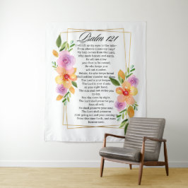 Tapiz Marco Geométrico Floral Psalm 121