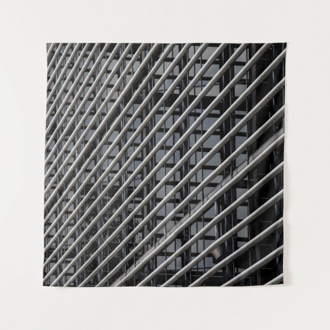 Tapiz Marco metalizado gris (Anverso)