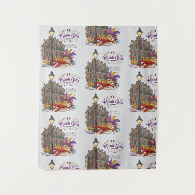 Tapiz Mardi Gras (Anverso)