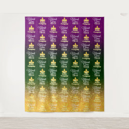 Tapiz Mardi Gras | Fondo fotográfico de repetición