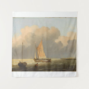Tapiz Mares frente a la costa, con Poster de Spritsail B