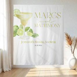 Tapiz Margs and Matrimony | Sombras de ducha de novia