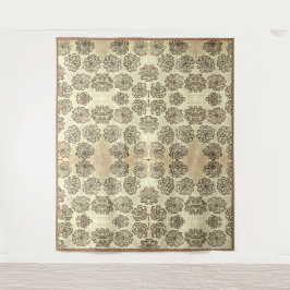 Tapiz Marigolds Sepia