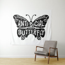 Tapiz Mariposa antisocial