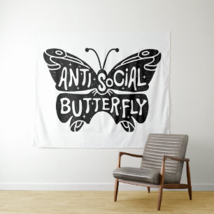 Tapiz Mariposa antisocial