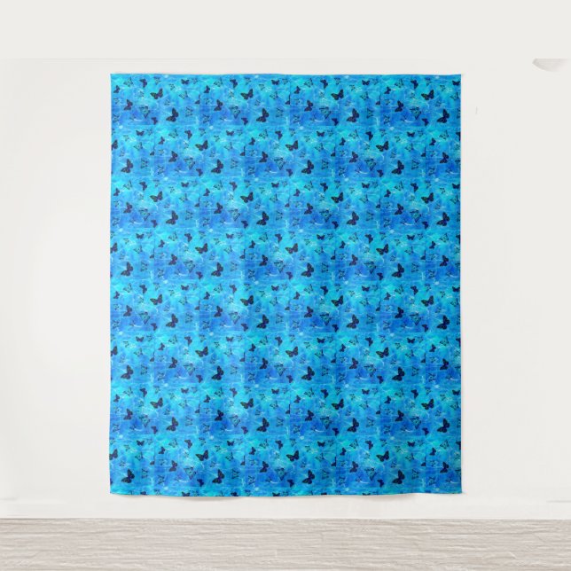 Tapiz Mariposa azul (Anverso)