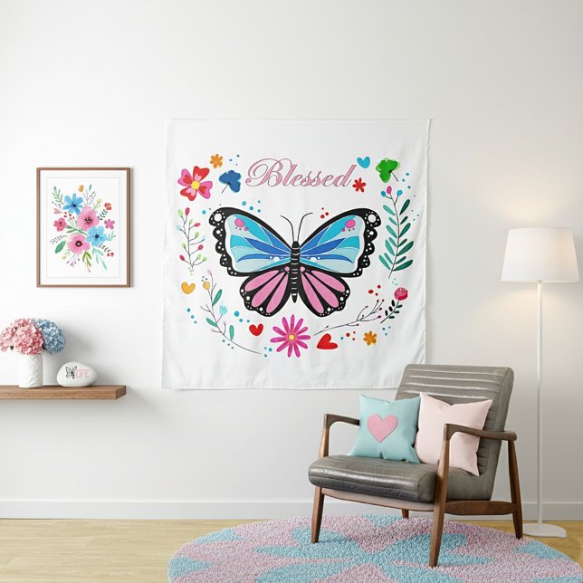 Tapiz Mariposa bendita (Subido por el creador)
