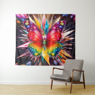 Tapiz Mariposa de cristal