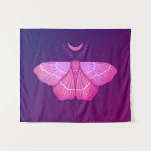 Tapiz Mariposa de mariposa morada insecto mágico