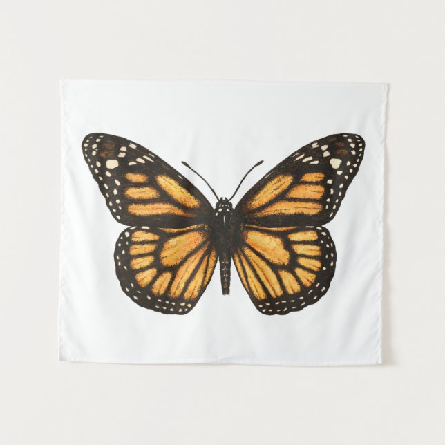 Tapiz Mariposa monarca (Anverso (horizontal))