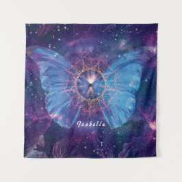 Tapiz Mariposa Morpho / Mandala Galaxia 