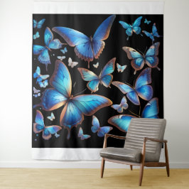 Tapiz Mariposas azules