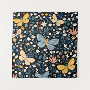 Tapiz Mariposas Florales: Mano Sin Marea.