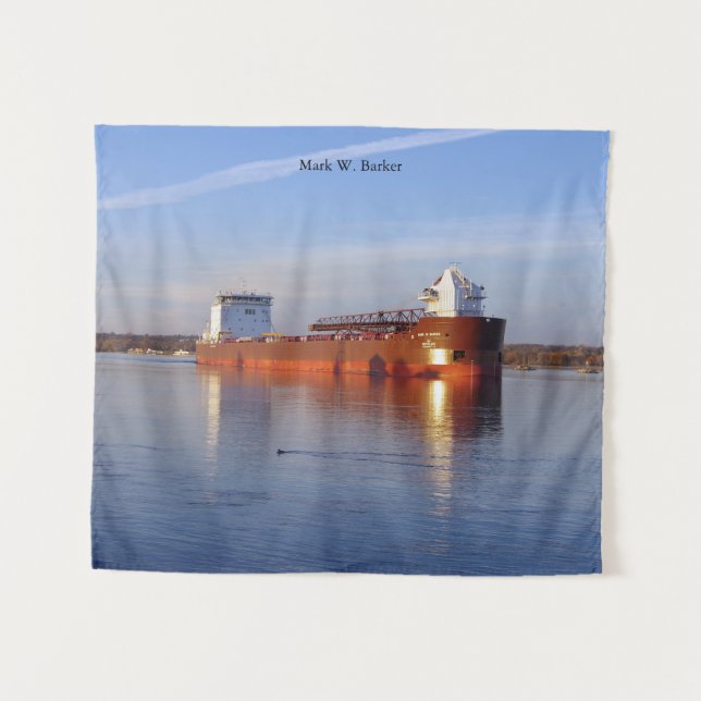 Tapiz Mark W. Barker (Anverso (horizontal))