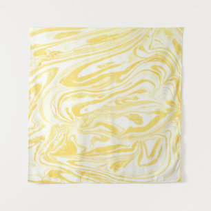 Tapiz Mármol amarillo elegante: Textura de mano
