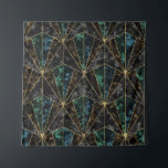 Tapiz Mármol Art Deco: Lujo malaquita<br><div class="desc">Patrón Art deaco con textura de mármol y malaquita Los tesoros del mar cobran vida en un colorido patrón dibujado a mano. Alteza animal: Roares de impresión leopardo con elegancia salvaje. deco, oro, verde, fondo, patrón, abstracto, textura, decoración, moda, vintage, pared, blanco, retro, mármol, línea, negro, sin costuras, azul, geométrico,...</div>