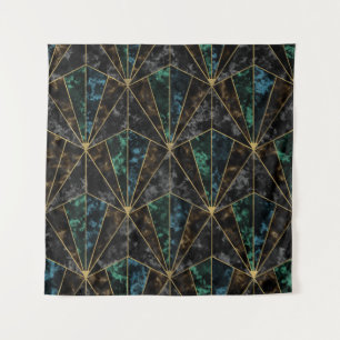 Tapiz Mármol Art Deco: Lujo malaquita