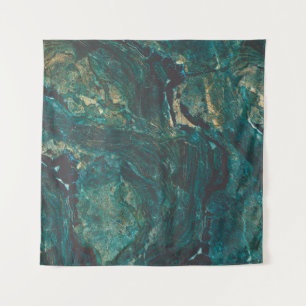 Tapiz Mármol verde oscuro: textura lujosa.