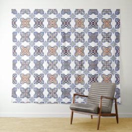 Tapiz marroquí de Zellij - Pared geométrica asombr