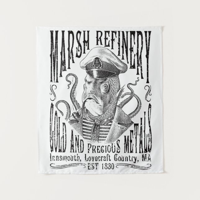 Tapiz Marsh Refining Company Innsmouth Lovecraft (Anverso)