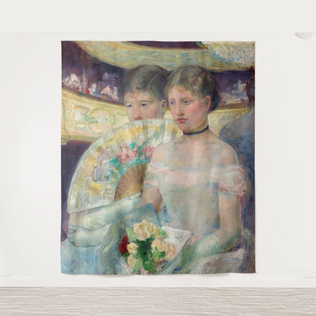 Tapiz Mary Cassatt - El Palco (Anverso)