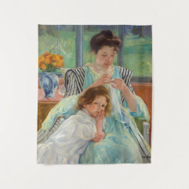 Tapiz Mary Cassatt - Madre joven masticando