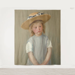 Tapiz Mary Cassatt - Niño en un Gorra de paja