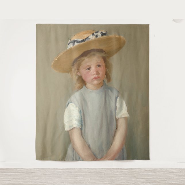 Tapiz Mary Cassatt - Niño en un Gorra de paja (Anverso)