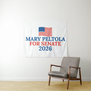 Tapiz Mary Peltola para Senado Elección Alaska 2026