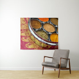 Tapiz Masala india Dabba Spice Tin Restaurant Wall Art
