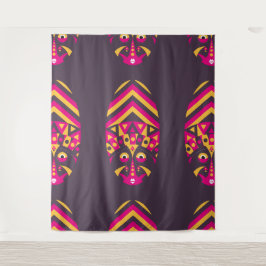 Tapiz Máscara aborigen azteca