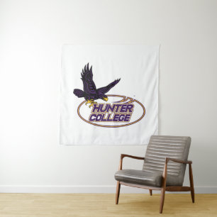 Tapiz Mascota de los Hawks de Hunter College