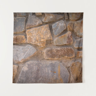 Tapiz Masonería natural de piedra abstracta, antigua, an