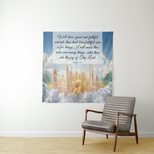 Tapiz Mateo 25:21 (In situ)