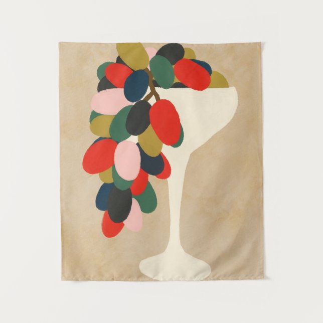 Tapiz Matriz de uvas (Anverso)