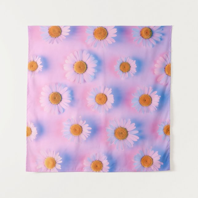 Tapiz Matriz multicolor multicolor iluminada por neones. (Anverso)